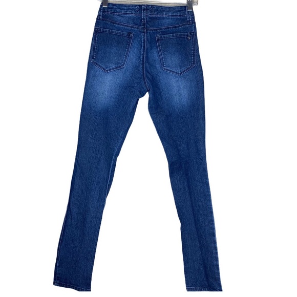 Kardashian Kim Curvy Skinny medium wash sz 6 - Picture 2 of 14